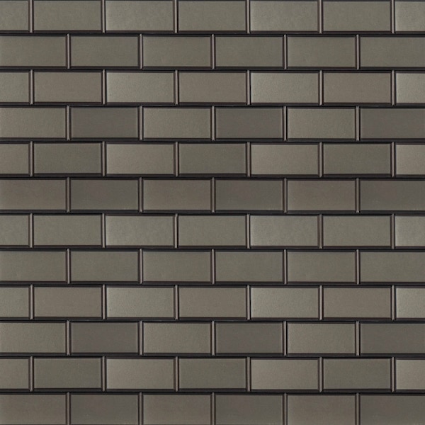 Crisson Bevel Subway Peel And Stick SAMPLE Glass Mosaic Tile